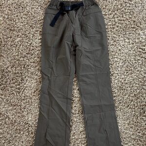 Women’s Halara Nylon Hiking Pants with adjustable clip belt, size XS